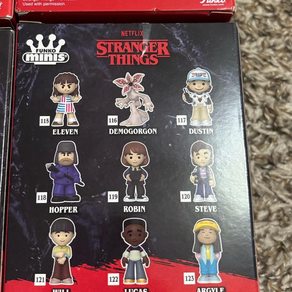 Funko Mini Stranger Things Pops Pre Loved—Pick one - Picture 4 of 16